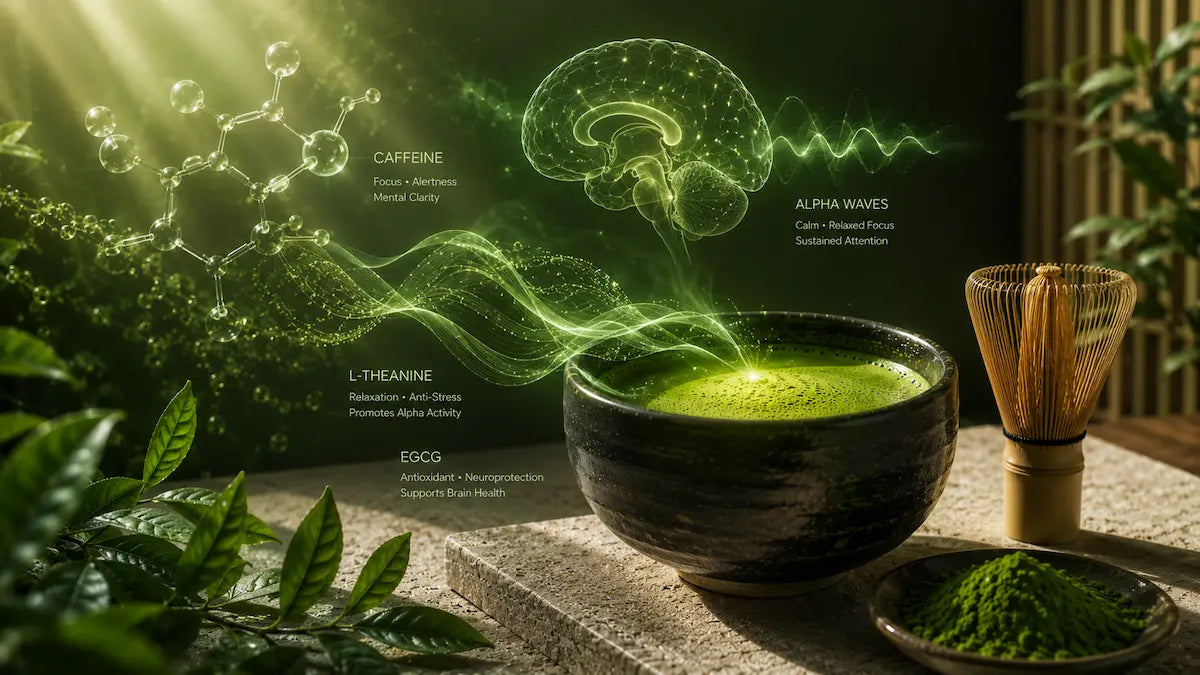 Matcha Caffeine Content. Why It Feels Different from Coffee