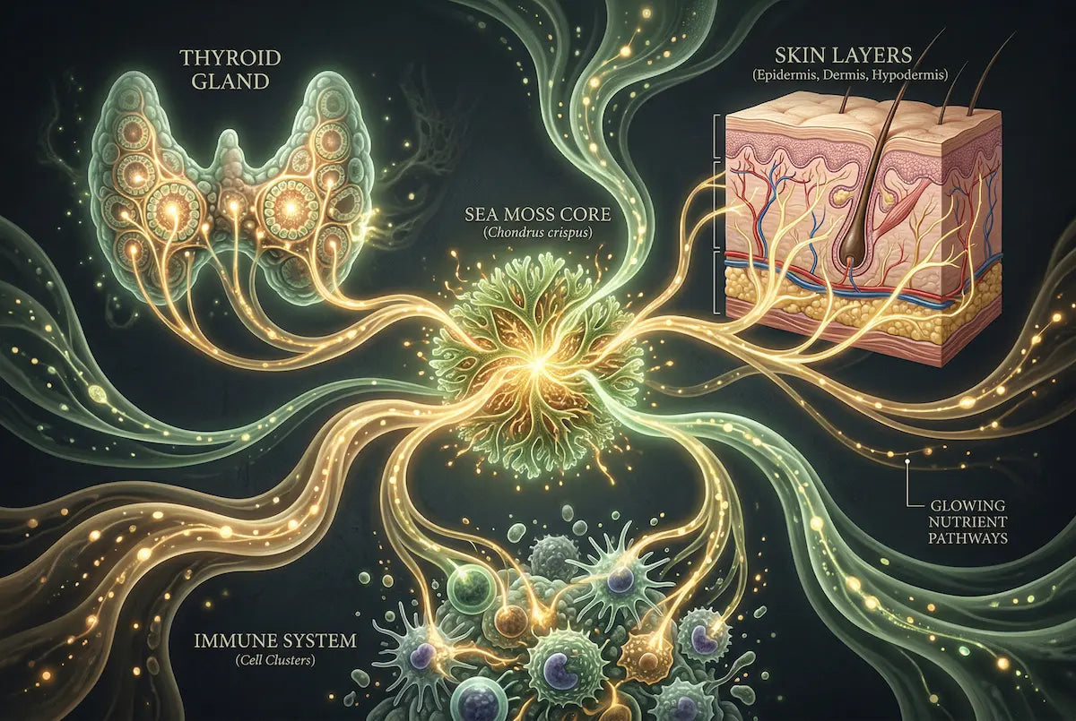 Sea Moss for Thyroid, Skin, and Immunity: What the Research Shows