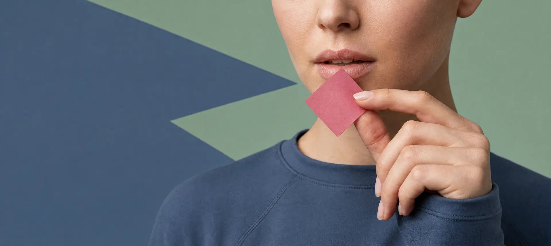 Minimalist packaging of Glenari Sleep Strips shown on a light background. The square container displays the Glenari logo, “Sleep Strips” label, melatonin and lavender ingredients, raspberry flavor, and dietary supplement information.