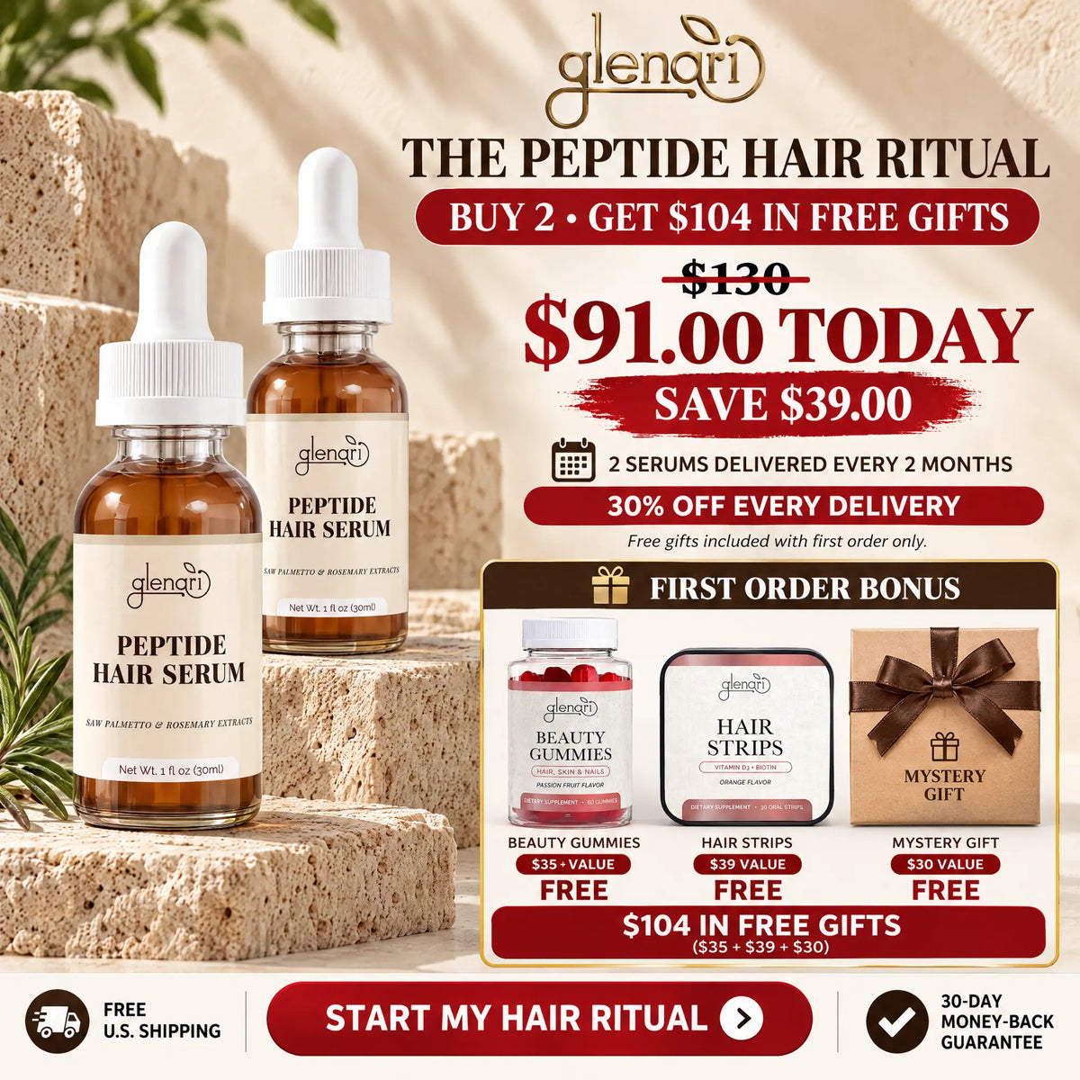 Peptide Hair Serum